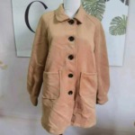 9.5 CNY Trendy Fashion Petite Women Wool Blend Coats Bulk Wholesale Chinese Clothing Stock Lots - Image 8