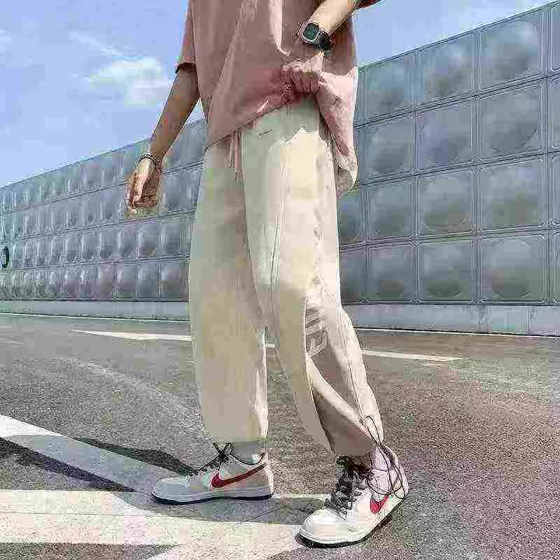 400 Pieces Women HK Style Summer Casual Pants Thin Loose Wide Leg Drawstring Bulk Stock Wholesale Clothing - Image 1