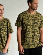 Full Clearance Bulk Men's Camouflage Mesh Short Sleeve Round Neck Breathable Quick Dry Sports T-Shirts Stock Lot - Image 4