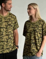 Full Clearance Bulk Men's Camouflage Mesh Short Sleeve Round Neck Breathable Quick Dry Sports T-Shirts Stock Lot - Image 3