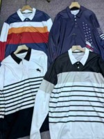 Whole Clearance 3880 Pcs Trendy Mens Oversized Printed Long Sleeve Polo Shirts - Image 7