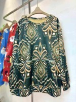 2250 Pcs Hot Selling Fashion Unisex Printed Oversized Sherpa Lined Crewneck Sweatshirts Bulk Clear Stock Wholesale - Image 3