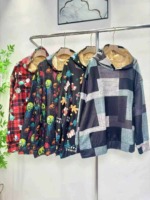 800 Pcs Hot Selling European & American Fashion Unisex Printed Sherpa Lined Loose Hoodies Bulk Chinese Clothing Stock Lots - Image 1