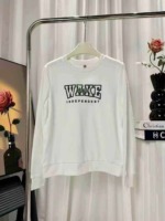 Approx 2300 Pcs Brand Cut-label Loose Embroidered American Letter Cotton Crewneck Sweatshirts Size M-XL, Bulk Stock Wholesale - Image 3