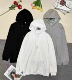 High Quality Plain Blank Cotton Hoodies Fleece Option Bulk Chinese Clothing Stock Lots Wholesale - Image 9