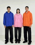 High Quality Plain Blank Cotton Hoodies Fleece Option Bulk Chinese Clothing Stock Lots Wholesale - Image 5