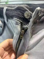 580 Pcs Korean Style Relaxed Retro Vintage High Waist Wide Leg Stretch Grey Denim Jeans Bulk Stock Clearance - Image 3