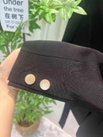 Approx 1050 Pcs 2026 Spring New Arrival French Retro British Style Slim Black Blazer, Quality Stock Outerwear Wholesale For Export - Image 2
