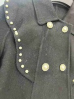 Bulk Clearance 67pcs Luxury Designer Heavy Beaded 100% Wool Women's Woolen Coats, 3 Colors Sizes S-L, Packed With Dust Bags & Hangers - Image 3