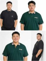 Clearance Bulk 75pcs Fall Business Heavyweight Big & Tall Men's Short Sleeve Polo Shirts Chinese Clothing Stock Wholesale - Image 4