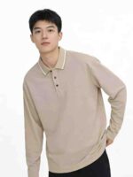 Off-season Clearance 149 Pcs Men's Loose Long Sleeve Casual Business Polo Shirts Bulk Wholesale - Image 7