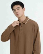 Off-season Clearance 149 Pcs Men's Loose Long Sleeve Casual Business Polo Shirts Bulk Wholesale - Image 6