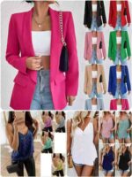 18000 Pcs Bulk Hot Selling Plus Size Women's Apparel - Chinese Clothing Stock Clearance Wholesale - Image 7