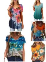 18000 Pcs Bulk Hot Selling Plus Size Women's Apparel - Chinese Clothing Stock Clearance Wholesale - Image 5