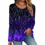 303 Pcs Bulk Clearance Hot Selling Amazon Temu Women's Printed Crew Neck Sweatshirts Size S-2XL - Image 9