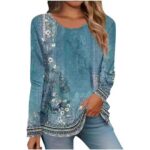 303 Pcs Bulk Clearance Hot Selling Amazon Temu Women's Printed Crew Neck Sweatshirts Size S-2XL - Image 6