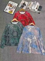 303 Pcs Bulk Clearance Hot Selling Amazon Temu Women's Printed Crew Neck Sweatshirts Size S-2XL - Image 3