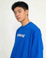 29 Pcs American Retro Blue Letter Heavyweight Cotton Fall Sweatshirts Bulk Stock Lot Wholesale - Image 5