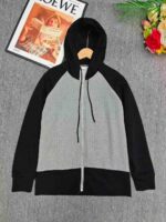 Clearance Wholesale 225PCS Casual Loose Waffle Full Zip Hooded Sweatshirt Outerwear S-2XL Stock Lots - Image 4