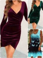 Clearance 3500pcs Fashion Plus Size Loose Stretch Dresses | Chinese Clothing Stock Lots Wholesale Export - Image 8
