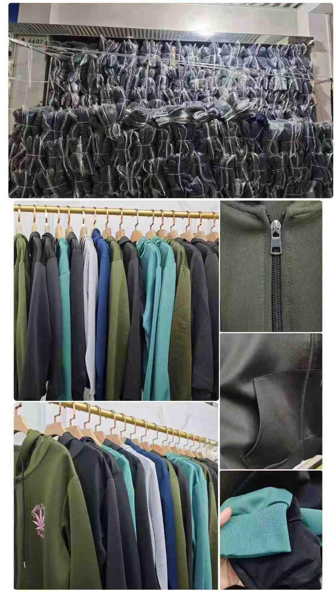 Clearance Sale 2300pcs Trendy Men's Casual Comfortable Hooded Jackets Sizes S-5XL Chinese Stock Clothing Wholesale - Image 2