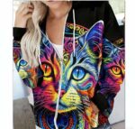 Bulk Wholesale Clearance All Over Print Full Zip Hoodies - 182 Pcs Mixed Sizes With Individual Packaging - Image 5