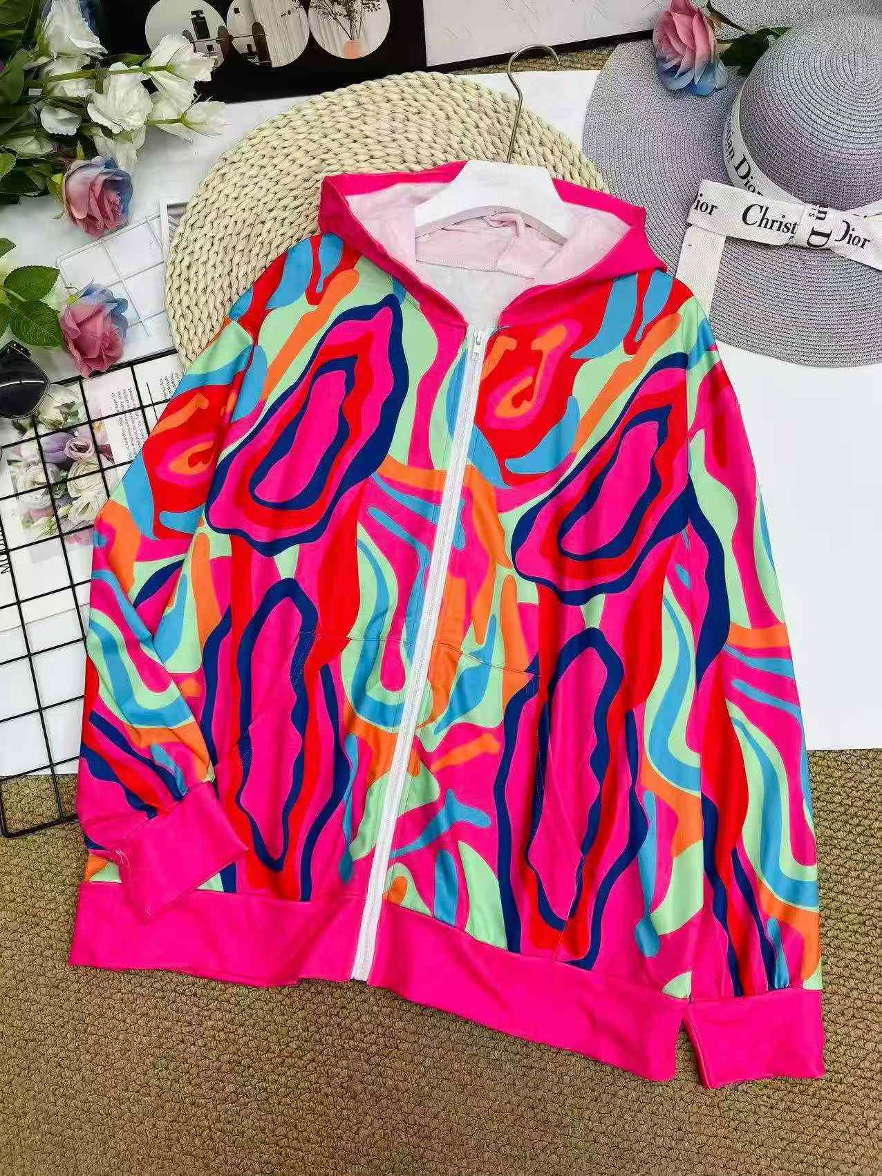 Bulk Wholesale Clearance All Over Print Full Zip Hoodies - 182 Pcs Mixed Sizes With Individual Packaging - Image 2