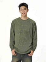 Clearance Sale: 239 Pieces American Retro Heavyweight Men's Sweatshirts Chinese Stock Lot Wholesale Export - Image 9