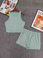 Clearance 138 Sets Sporty Young Women Tank Top & Shorts Matching Sets S-XL Bulk Wholesale Clothing Stock Lots - Image 5