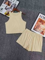 Clearance 138 Sets Sporty Young Women Tank Top & Shorts Matching Sets S-XL Bulk Wholesale Clothing Stock Lots - Image 4