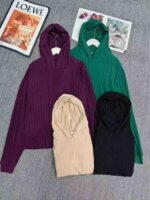 Clearance: 600PCS Oversized Textured Women's Knit Hoodies Sizes S-2XL, Chinese Clothing Stock Lots for Wholesale Export - Image 4