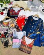 Bulk Clearance Long Sleeve T-Shirts 1760PCS Mixed Sizes Chinese Clothing Stock Lots Wholesale Export - Image 6