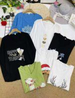 Bulk Clearance Long Sleeve T-Shirts 1760PCS Mixed Sizes Chinese Clothing Stock Lots Wholesale Export - Image 4