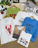 Bulk Clearance Long Sleeve T-Shirts 1760PCS Mixed Sizes Chinese Clothing Stock Lots Wholesale Export - Image 3