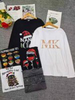 Clearance Bulk Lot 861 Pcs Women's Loose Printed T-Shirts Mixed Sizes S-2XL Chinese Clothing Stock - Image 3