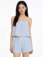 3513 Pieces Summer Bow Decorated Cute Casual Shorts Chinese Clothing Stock Lots Bulk Wholesale Export - Image 4