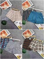 Bulk 1352 Pcs Sweet Youth Plaid Polka Dot Casual Shorts Chinese Clothing Stock For Wholesale Export - Image 4