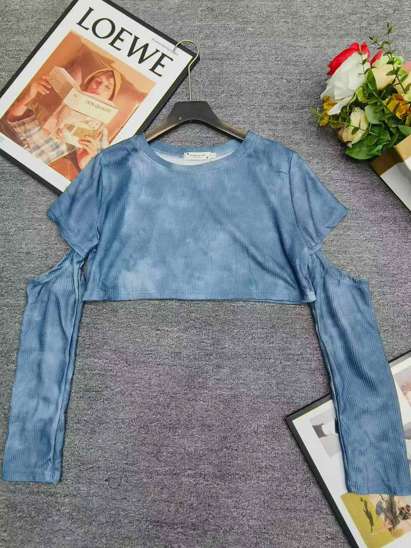 Clearance Sale 474PCS Korean Style Trendy Young Women Summer Slim Fit T-Shirts Chinese Clothing Stock Wholesale - Image 2