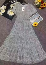 Original Branded Summer American Style Loose Floral Maxi Chiffon Dresses | Chinese Clothing Stock Lots Wholesale - Image 8