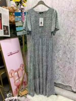 Original Branded Summer American Style Loose Floral Maxi Chiffon Dresses | Chinese Clothing Stock Lots Wholesale - Image 6