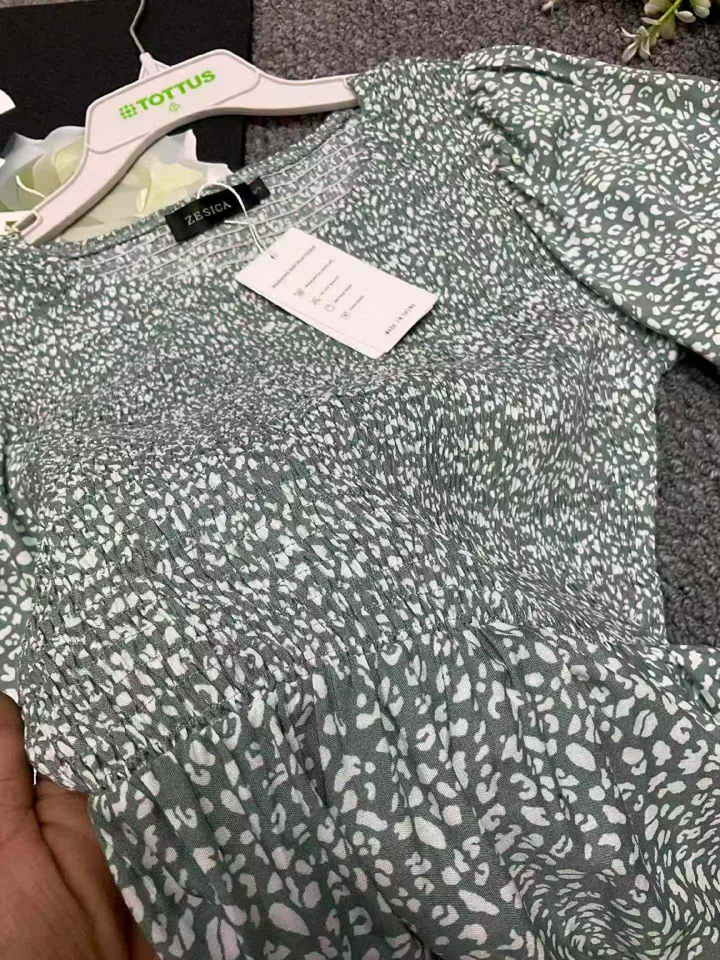 Original Branded Summer American Style Loose Floral Maxi Chiffon Dresses | Chinese Clothing Stock Lots Wholesale - Image 2