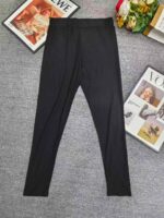 Clearance Sale: 203 Sets Black Solid Plain Comfortable Long Sleeve Top & Long Pants Sets Sizes S-4XL Chinese Clothing Stock - Image 3