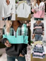 Clearance Bulk Wholesale Chinese Terry Sweatshirts Stock Lot - 836 Pcs, Sizes S-5XL, Individual Packing - Image 9