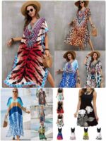 Clearance Sale: 1456 Pcs Hot Selling Women's Fashion Loose Plus Size Dresses Chinese Clothing Stock Lots Wholesale - Image 9
