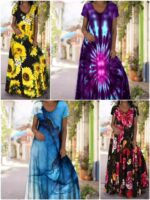 Clearance Sale: 1456 Pcs Hot Selling Women's Fashion Loose Plus Size Dresses Chinese Clothing Stock Lots Wholesale - Image 8