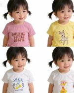 1208PCS Bulk Wholesale Summer New Style Baby Short Sleeve T-Shirts Chinese Clothing Stock Lots - Image 5