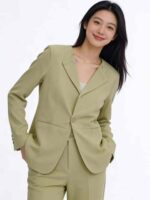 Clearance Bulk Stock: 357PCS Light Green Versatile Gentle Women's Commuter Blazer S-5XL With Lining - Image 6