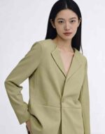 Clearance Bulk Stock: 357PCS Light Green Versatile Gentle Women's Commuter Blazer S-5XL With Lining - Image 5