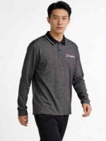 Clearance Sale 455PCS Mature Business Men Commute Loose Long Sleeve Polo Shirts S-2XL Stock Lot Wholesale - Image 5