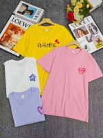 Clearance Bulk Stock: 259 Pcs Youth Trendy Colorful 200g Pure Cotton Printed T-Shirts Sizes S-4XL - Image 4